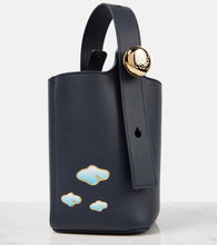 Loewe Pebble Mini leather bucket bag