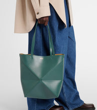 Loewe Puzzle Fold Medium leather tote bag