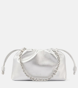 Loewe Flamenco Medium metallic leather bucket bag. Shop Loewe Shoulder Bags for women now.