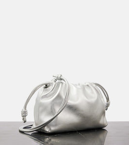 Loewe Flamenco Medium metallic leather bucket bag