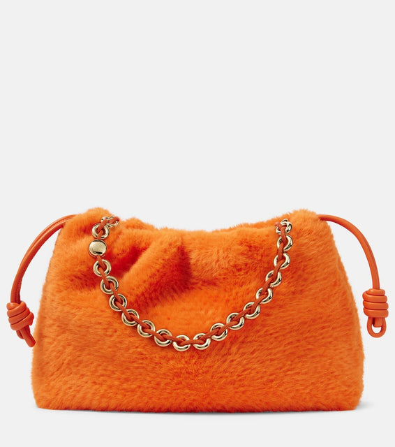 Loewe Flamenco Large knitted bucket bag. Shop Loewe Shoulder Bags for women now.