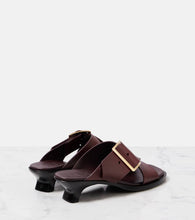 Loewe Petal Belt leather sandals