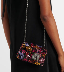 Roger Vivier Efflorescence sequined clutch