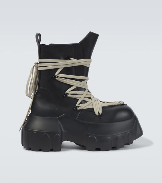 Rick Owens Megalace Mega Tractor lace-up boots