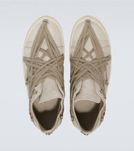 Rick Owens Megalace suede sneakers