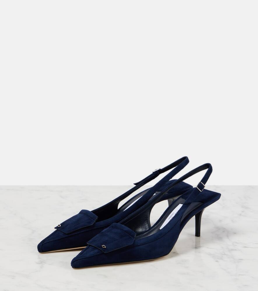 Jimmy Choo Frances 60 suede slingback pumps
