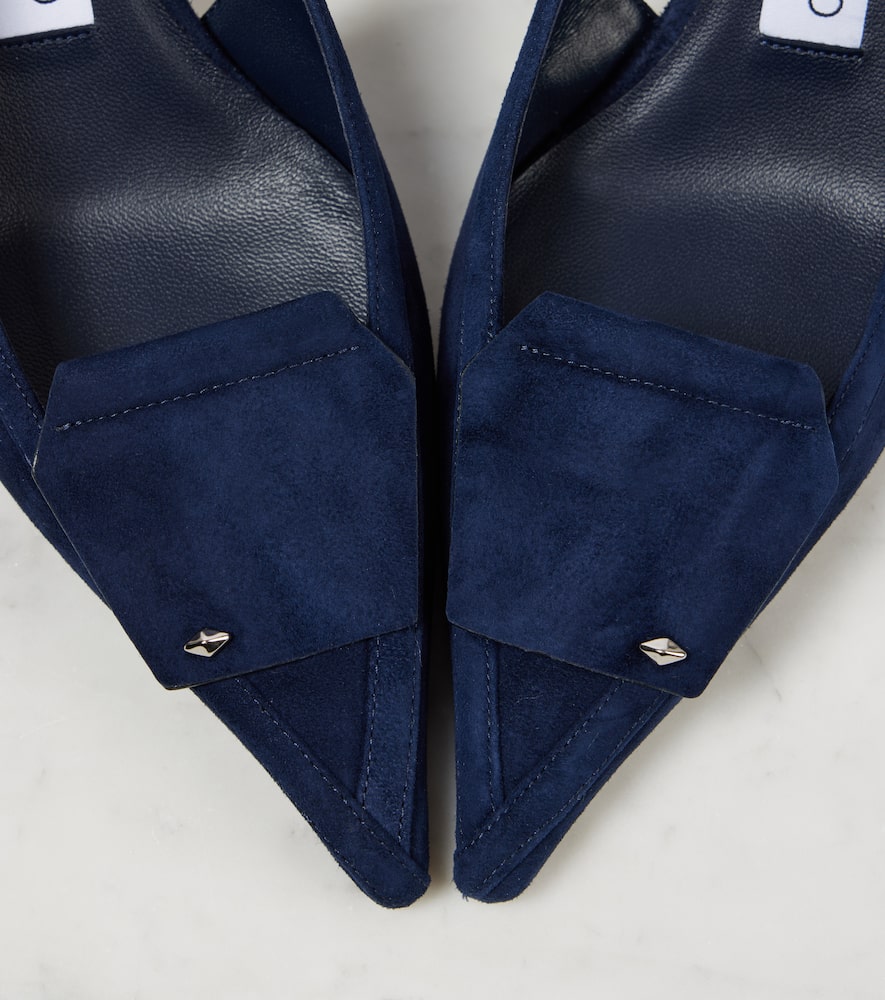 Jimmy Choo Frances 60 suede slingback pumps