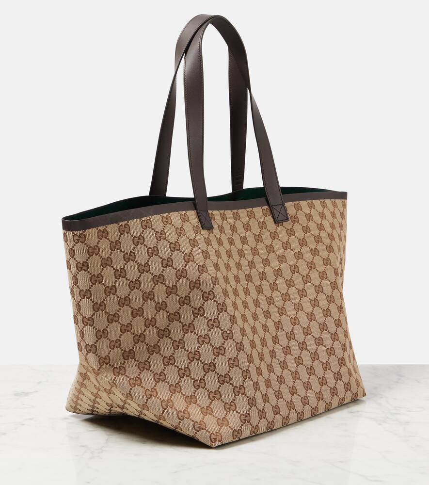 Gucci Totissima Medium leather-trimmed tote bag