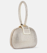 Self-Portrait Bow Small embellished clutch