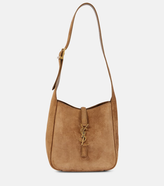 Saint Laurent Le 5 √É¬† 7 Supple Baby suede shoulder bag. Shop Saint Laurent Shoulder Bags for women now.
