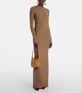 Saint Laurent Le 5 √É¬† 7 Supple Baby suede shoulder bag