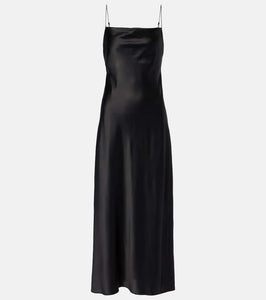 Dorothee Schumacher Sense Of Shine draped silk-blend slip dress