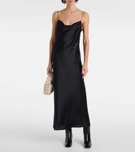 Dorothee Schumacher Sense Of Shine draped silk-blend slip dress