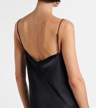 Dorothee Schumacher Sense Of Shine draped silk-blend slip dress
