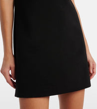 Self-Portrait Beaded bow-detail cr√É¬™pe minidress