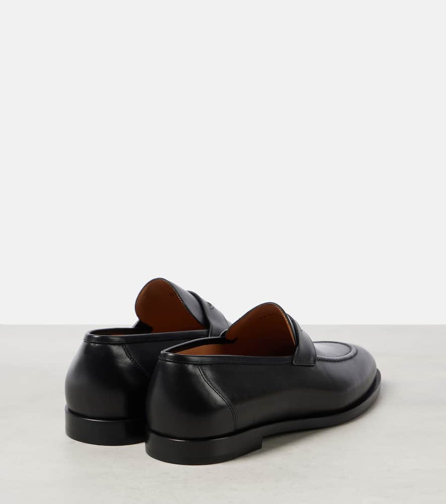 Loro Piana Sergio leather loafers