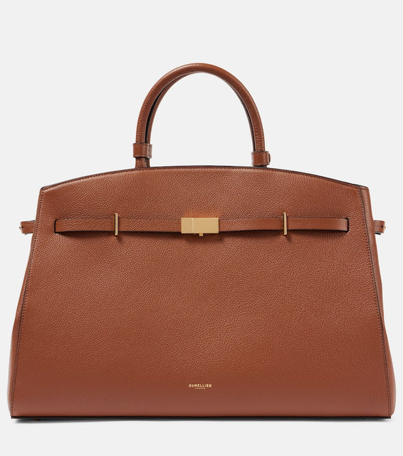DeMellier Hudson Small leather tote bag. Shop DeMellier Tote Bags for women now.
