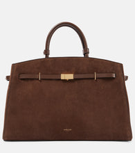 DeMellier Hudson Small suede tote bag. Shop DeMellier Tote Bags for women now.