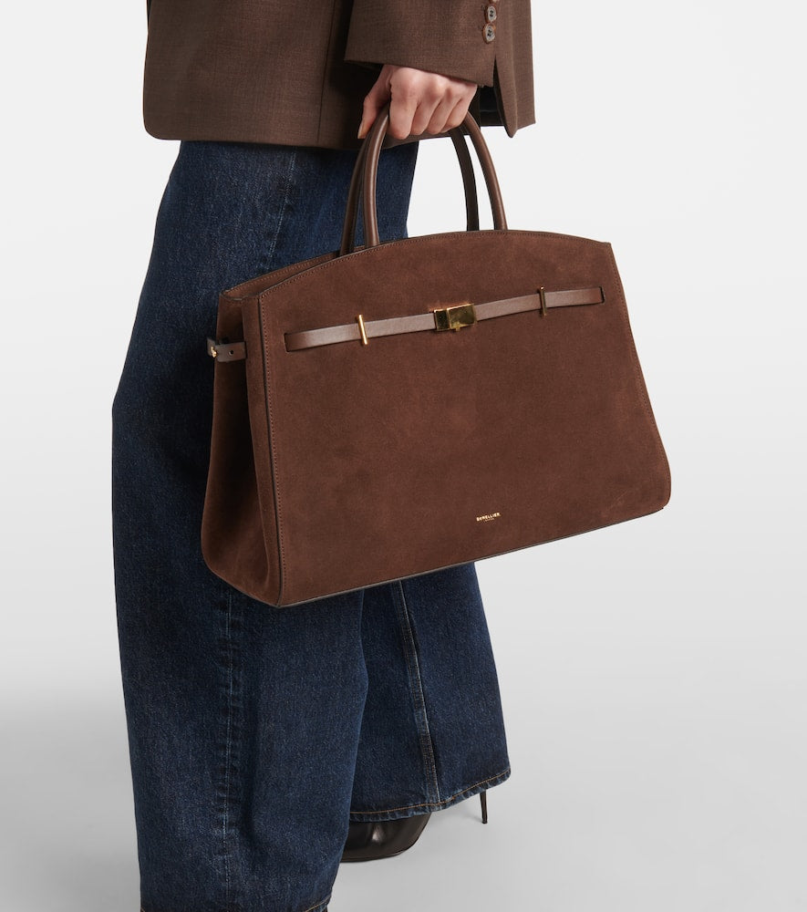 DeMellier Hudson Small suede tote bag