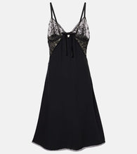 Alessandra Rich Satin slip dress
