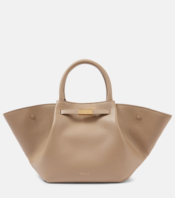 DeMellier New York Medium leather tote bag. Shop DeMellier Top-Handle Bags for women now.