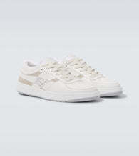 Givenchy 4G suede-trimmed leather sneakers
