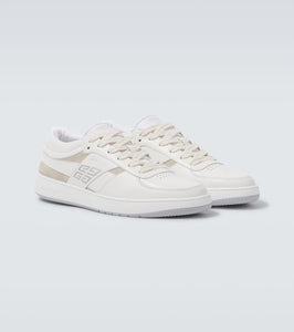 Givenchy 4G suede-trimmed leather sneakers