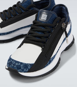 Givenchy Spectre leather-trimmed sneakers