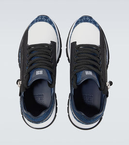 Givenchy Spectre leather-trimmed sneakers