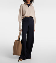 Max Mara Archetipo Large leather tote bag