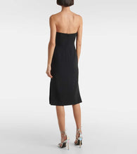 David Koma Rhinestone-embellished midi dress