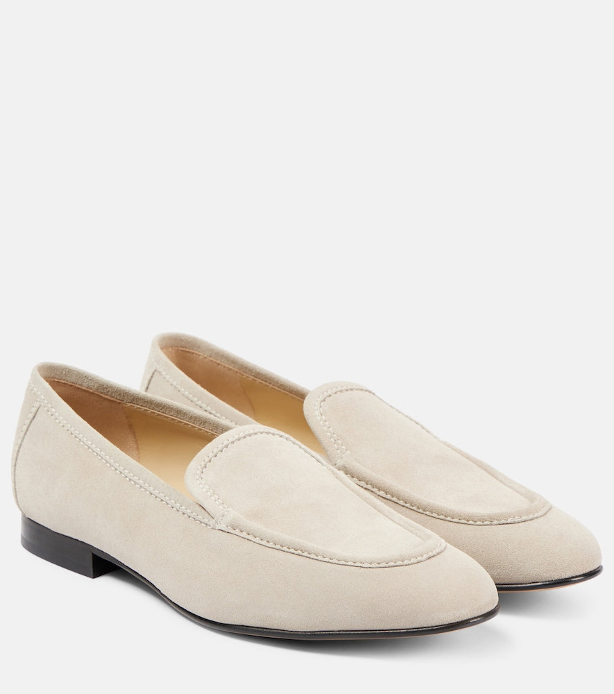 Le Monde Beryl Lo Boy suede loafers