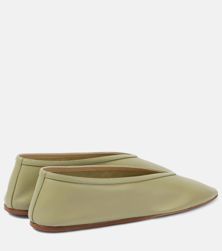 Le Monde B√É¬©ryl Luna leather ballet flats