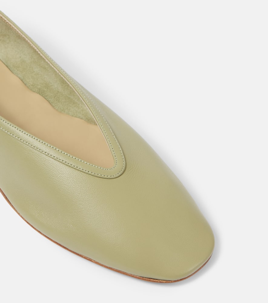 Le Monde B√É¬©ryl Luna leather ballet flats