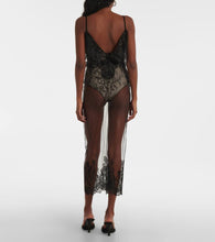 The Attico Sheer lace bodysuit