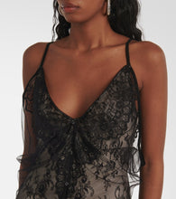 The Attico Sheer lace bodysuit