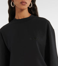 The Attico Cotton-blend fleece sweatshirt dress