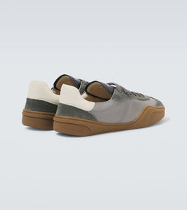Acne Studios Bars M suede and leather sneakers
