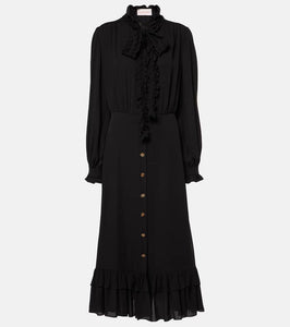 Valentino Silk georgette midi dress