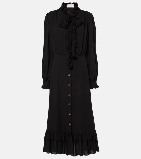 Valentino Silk georgette midi dress