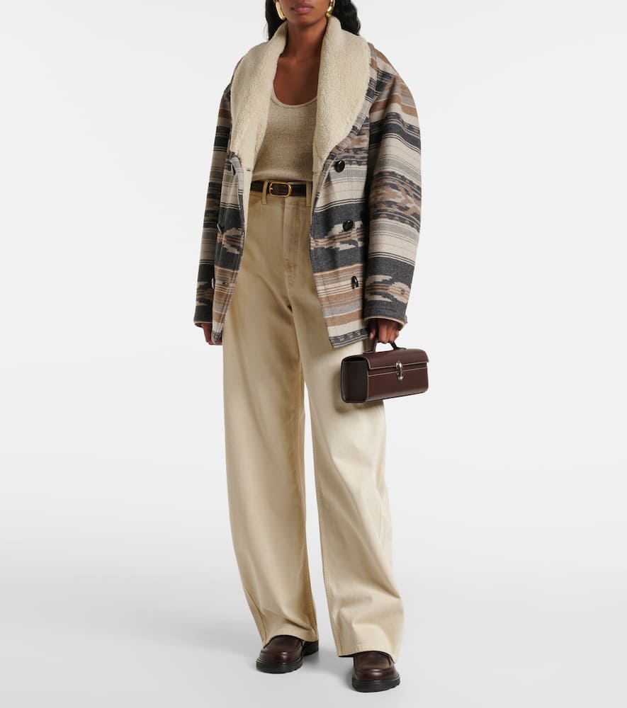 Savette Symmetry Pochette Slim leather tote bag