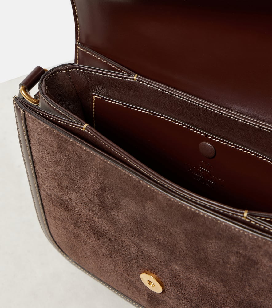 Valentino Garavani 9to5 Medium suede shoulder bag