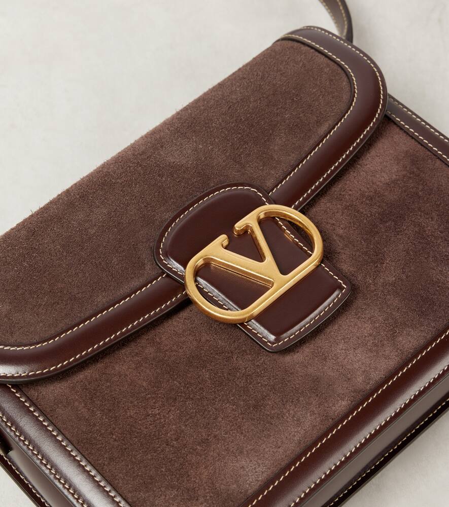 Valentino Garavani 9to5 Medium suede shoulder bag