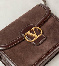 Valentino Garavani 9to5 Medium suede shoulder bag