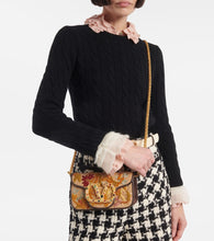 Valentino Garavani Loc√É¬≤ Small embroidered shoulder bag