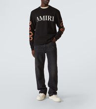 Amiri MA Court leather-trimmed sneakers