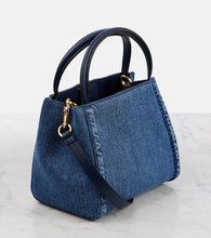 Valentino Garavani Alltime Small denim tote bag