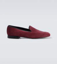 George Cleverley Albert velvet loafers