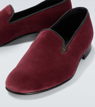 George Cleverley Albert velvet loafers