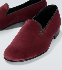 George Cleverley Albert velvet loafers